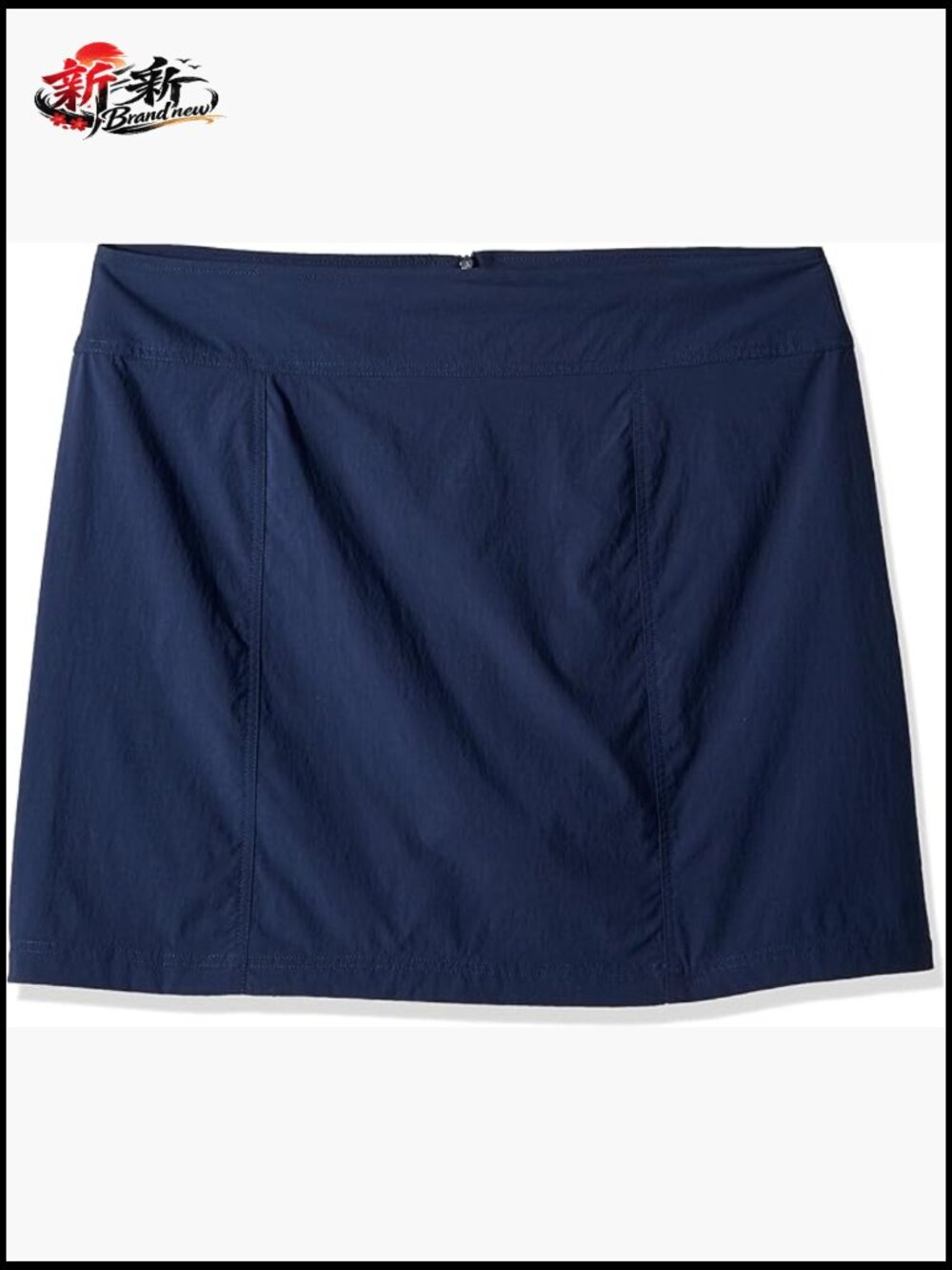 Upf 50+ Nylon Skort With Zipper Pockets, Wrinkle-Resistant, Quick Dry